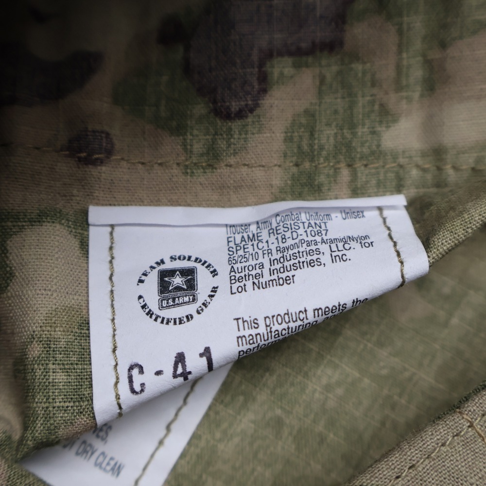 Military Pants Men Medium Camo Multicam Classic Cargo Long Flame Resistant 33x35 - Picture 10 of 12